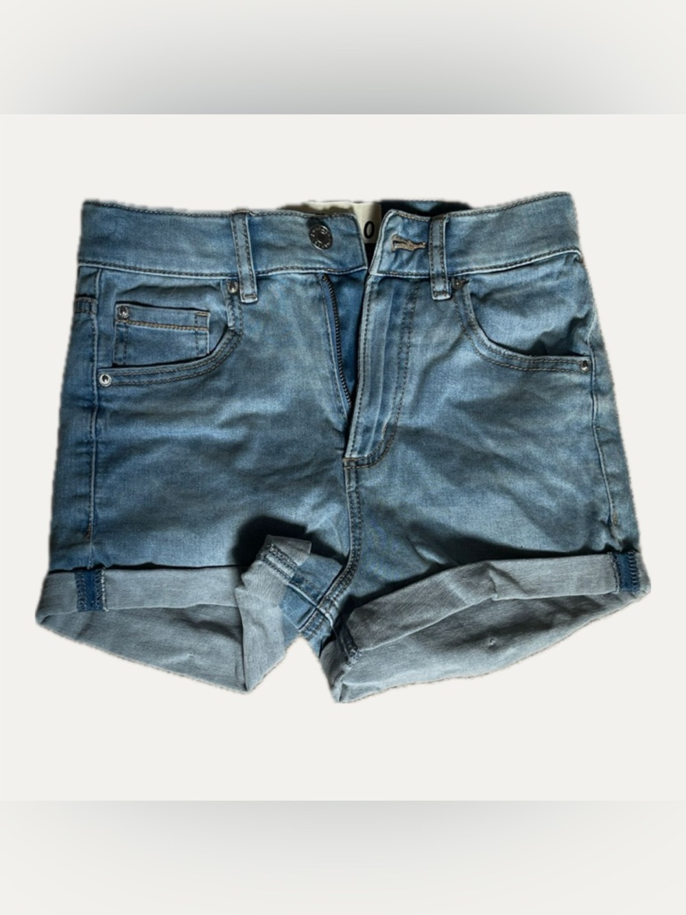 Garage Light Blue Denim Shorts